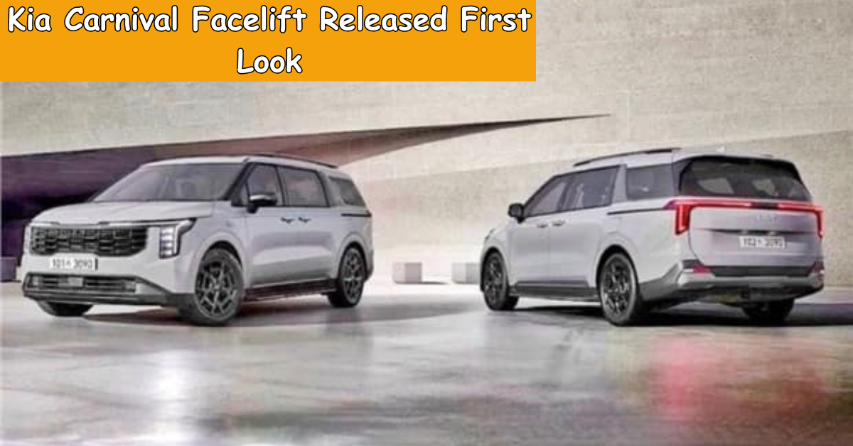 Kia Carnival Facelift Released First Look